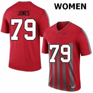 Women's Ohio State Buckeyes #79 Dawand Jones Retro Nike NCAA College Football Jersey Online IOD7644SS